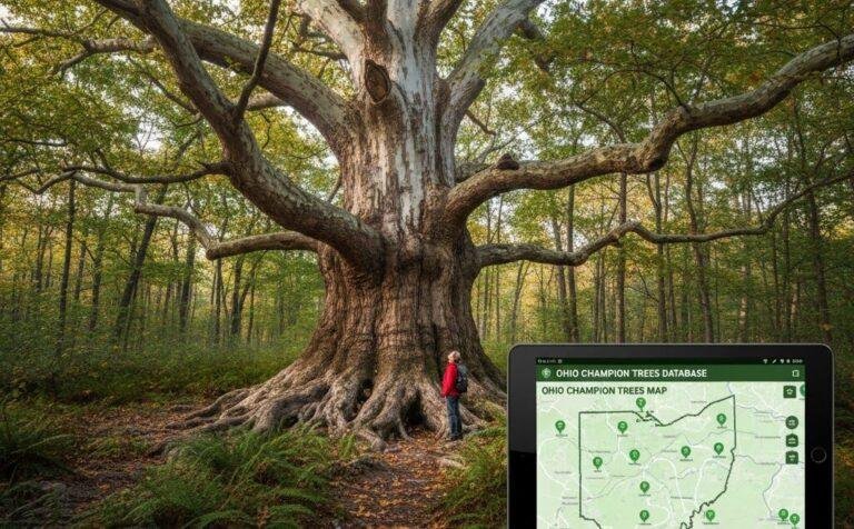 Ohio Champion Trees Database Ohio Champion Trees Map