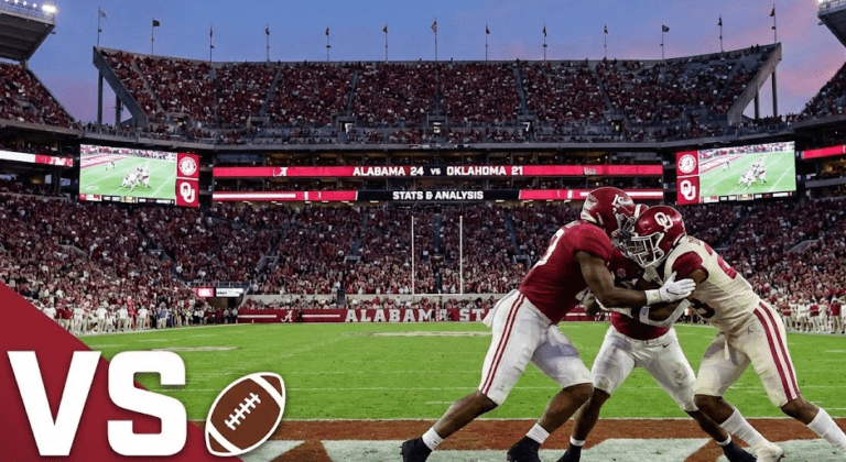 Alabama Crimson Tide Football vs Oklahoma Sooners Football Stats