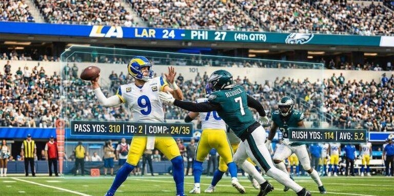 Los Angeles Rams vs Philadelphia Eagles Match Player Stats