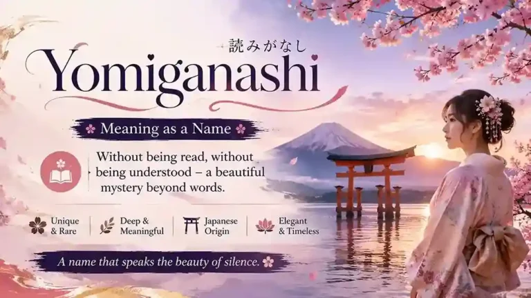 Yomiganashi Meaning