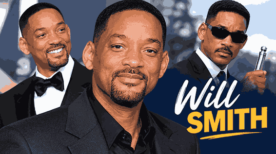 Will Smith portrait featuring his acting career
